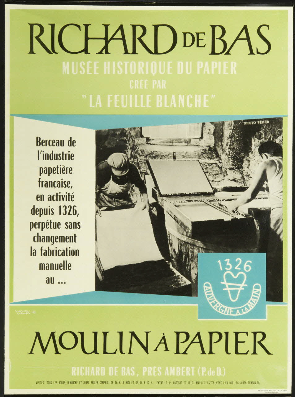 estampe MUSEE HISTORIQUE DU PAPIER 1985.51.609 Photo