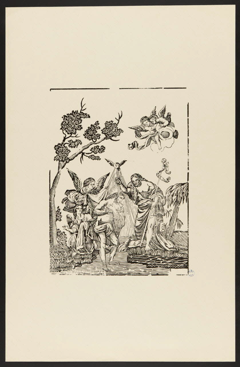 estampe Le baptême du Christ 1985.51.632 Photo