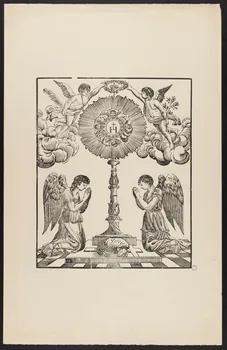estampe Adoration du Saint Sacrement 1985.51.634  Photo