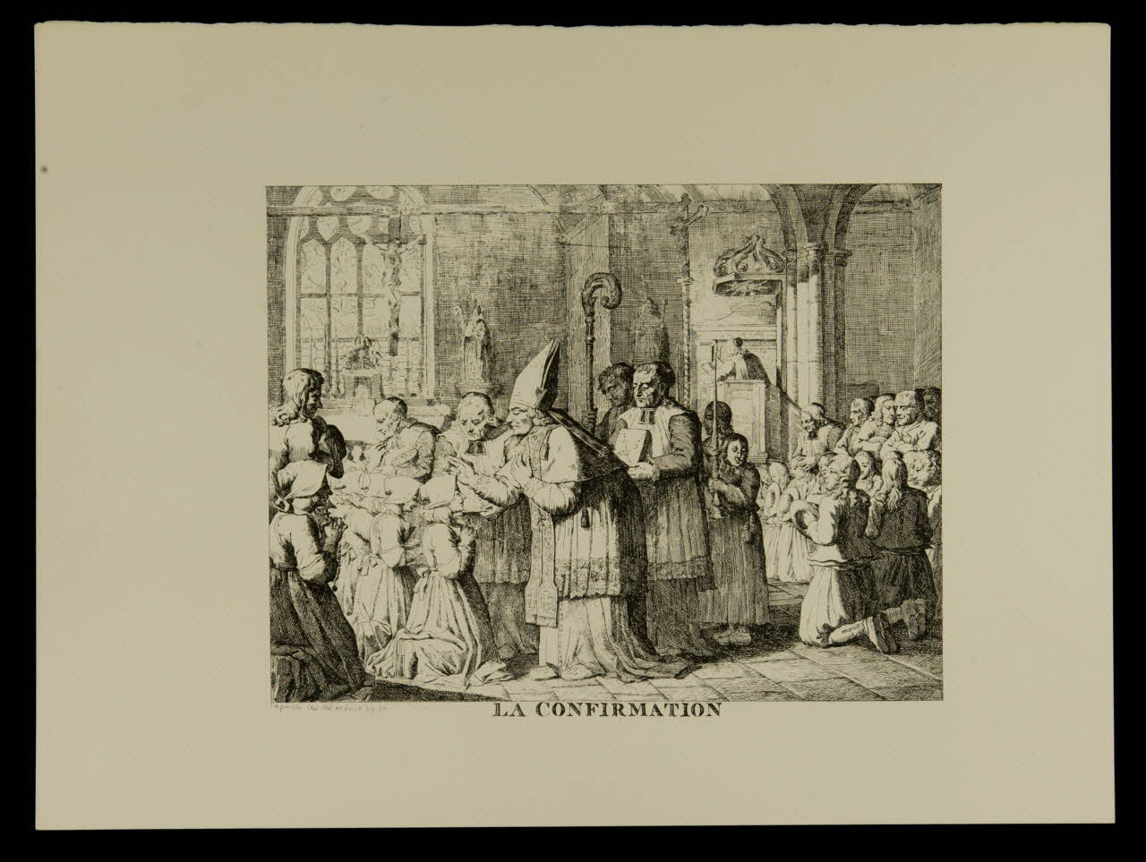 estampe LA CONFIRMATION 1985.51.664 Photo