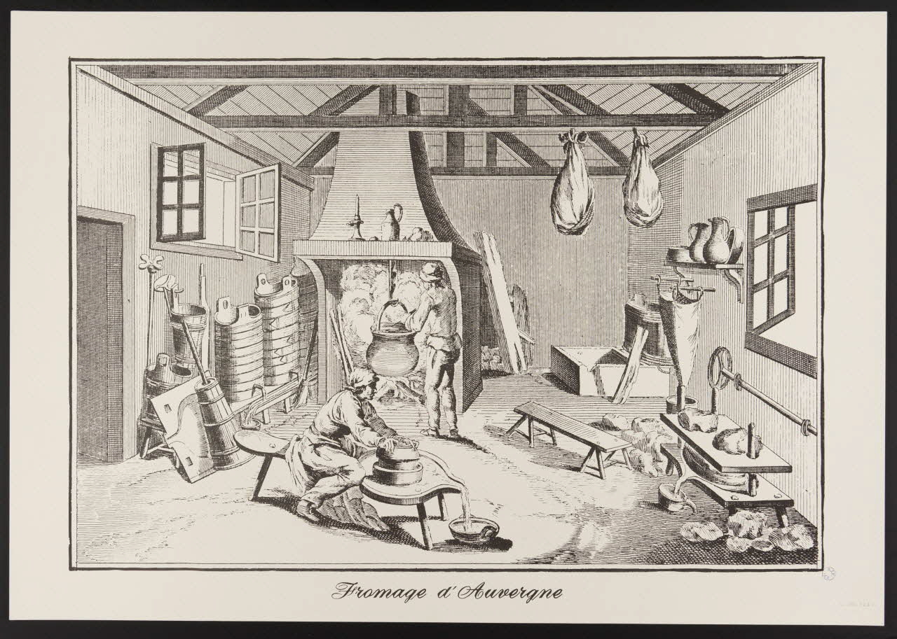 estampe Fromage d'Auvergne 1985.51.688 Photo