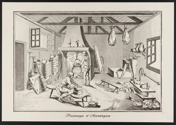 estampe Fromage d'Auvergne 1985.51.688 Photo