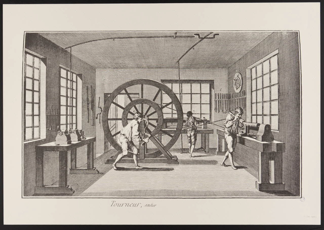 estampe Tourneur, Attelier 1985.51.698 Photo