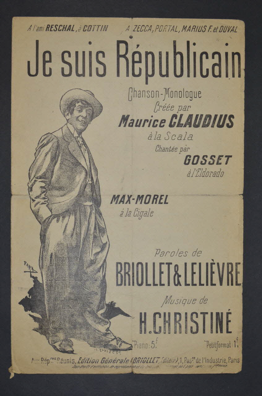 chanson petit format 1966.208.36 Photo Mucem