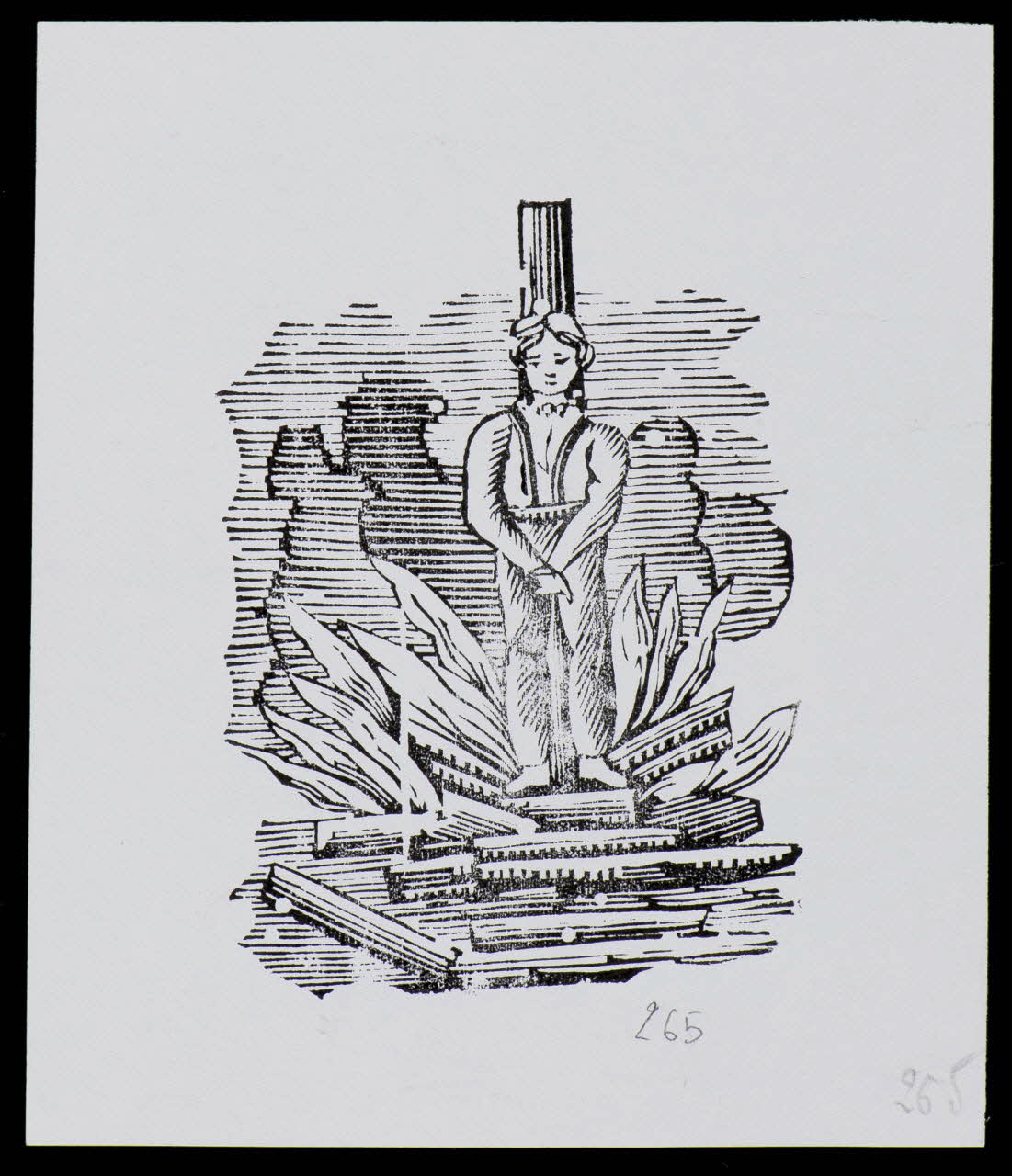 estampe Homme sur le bûcher 1985.51.710.4 Photo