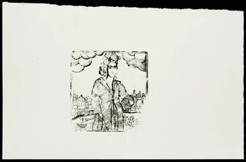 estampe Femme devant un port 1985.51.712.14 Photo