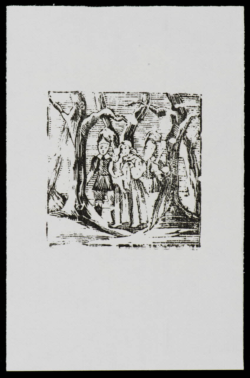 estampe Femme portant un bébé entourée de gardes 1985.51.719.2 Photo