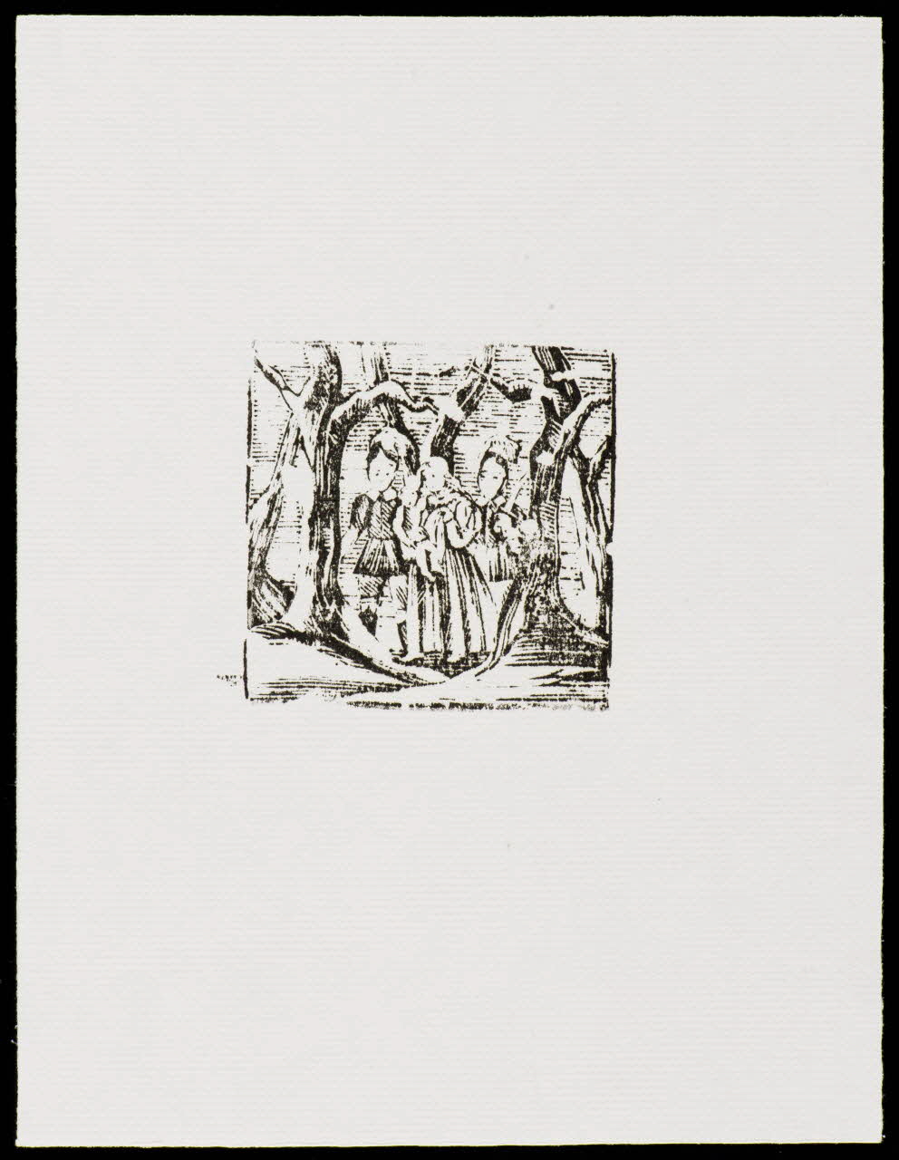 estampe Femme portant un bébé entourée de gardes 1985.51.719.3 Photo