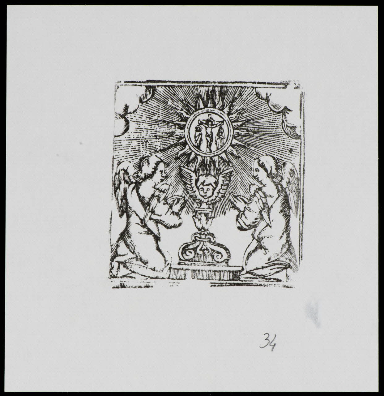 estampe Anges en prière 1985.51.720.1 Photo