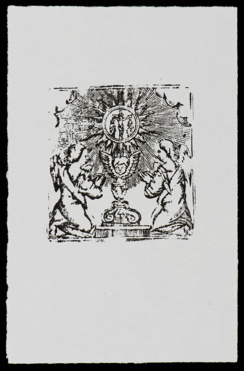 estampe Anges en prière 1985.51.720.2 Photo