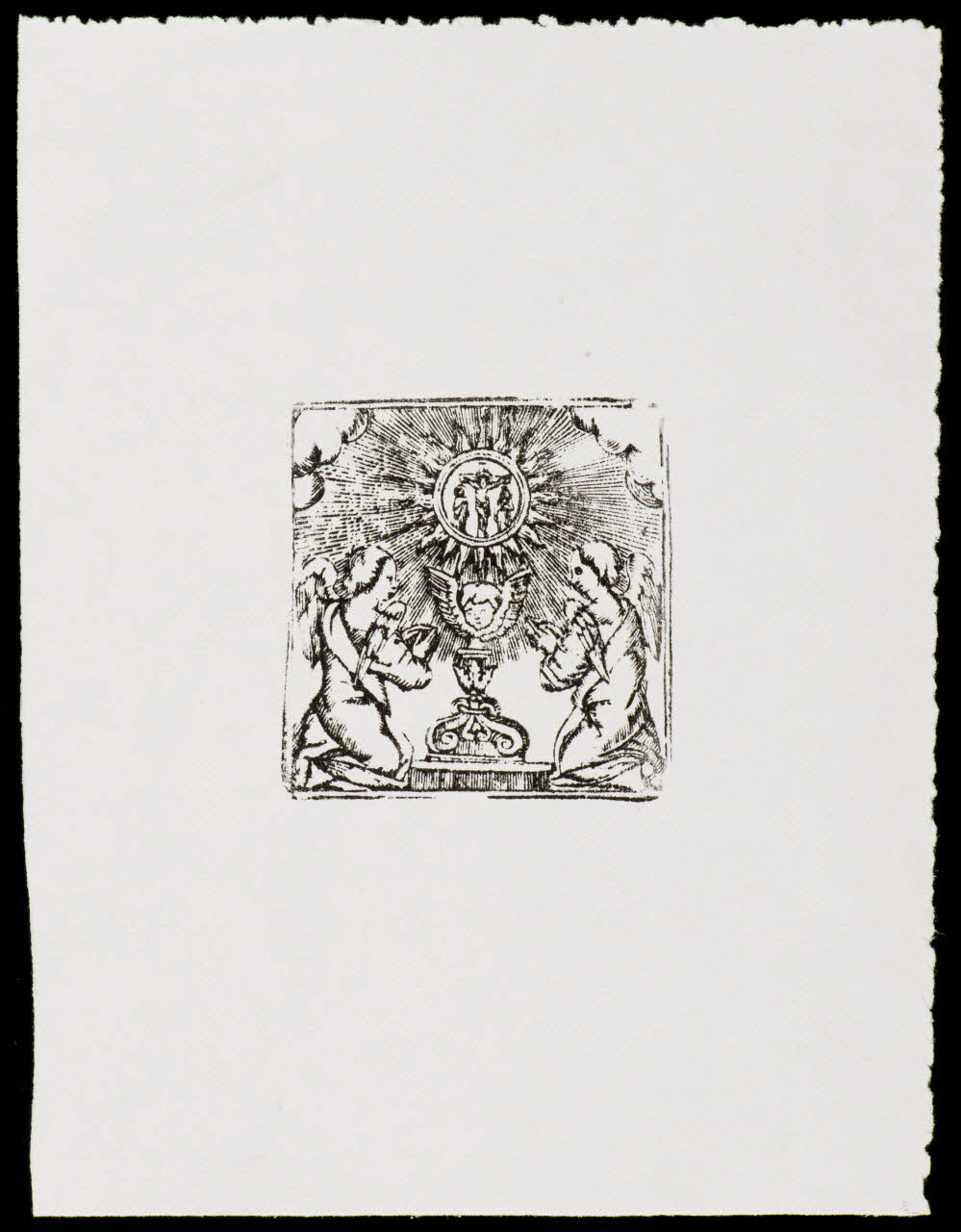 estampe Anges en prière 1985.51.720.3 Photo