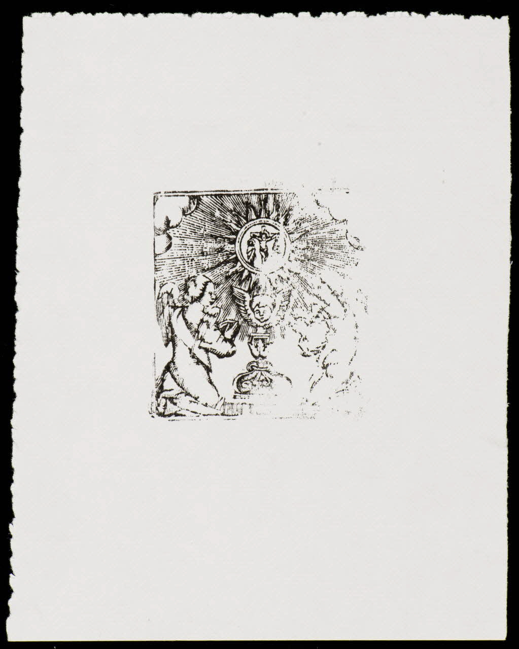 estampe Anges en prière 1985.51.720.4 Photo