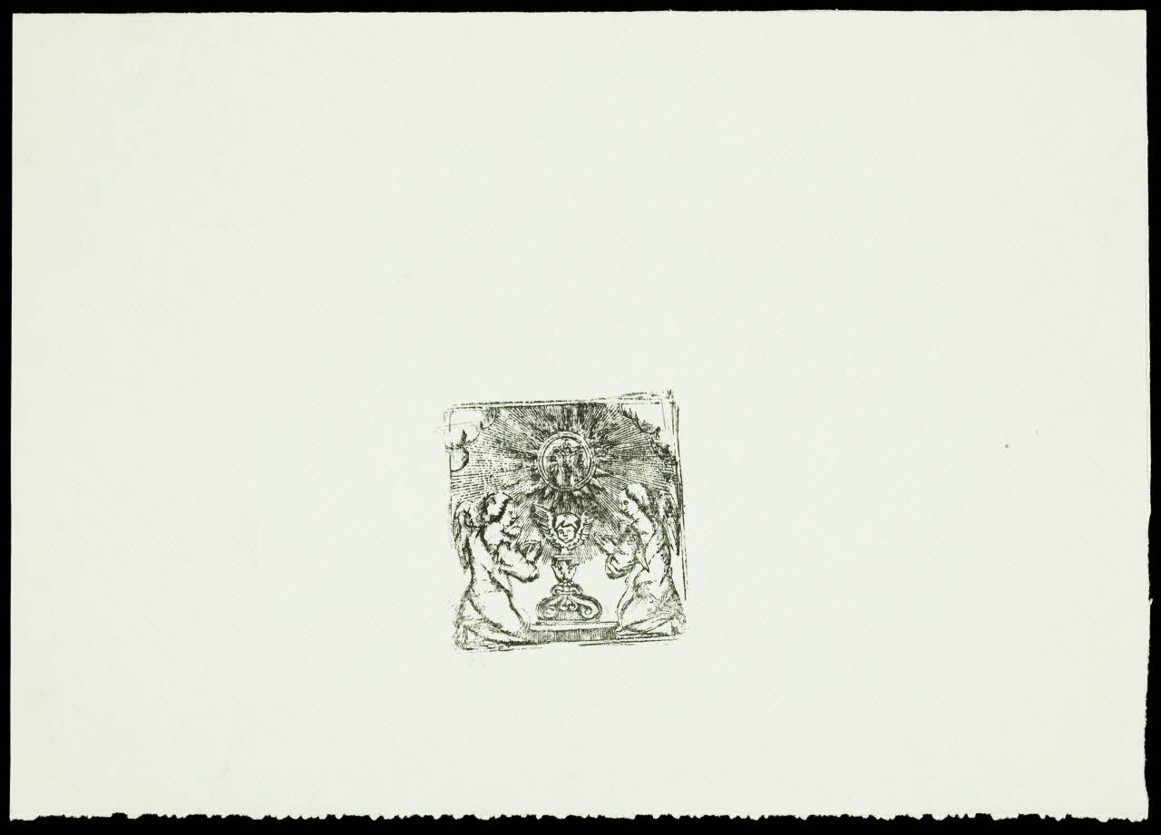 estampe Anges en prière 1985.51.720.6 Photo
