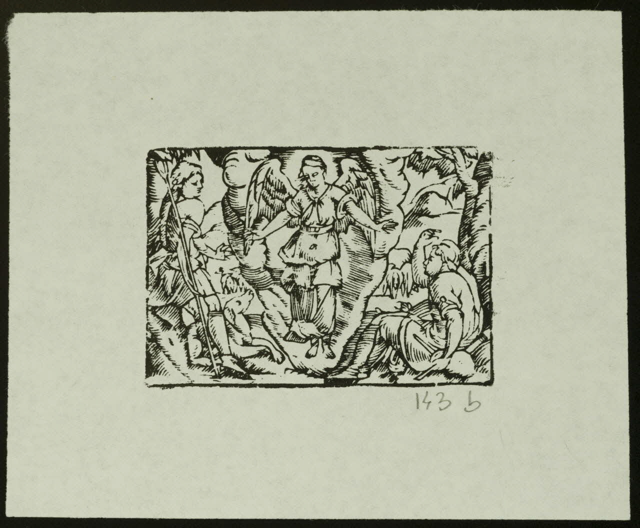 estampe Apparition de l'Ange aux bergers 1985.51.735.1 Photo