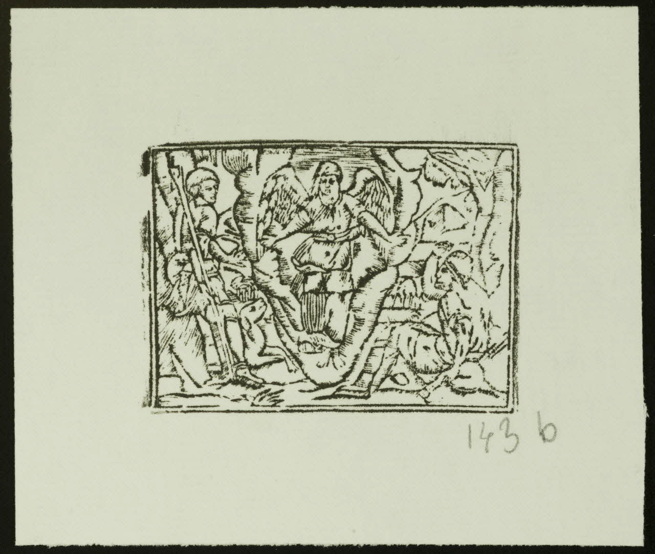 estampe Apparition de l'Ange aux bergers 1985.51.735.2 Photo