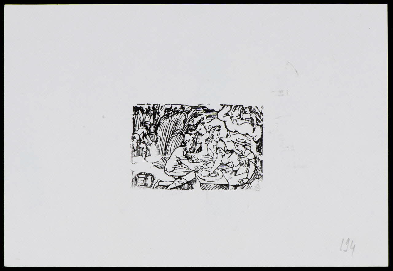 estampe Repas pendant les moissons 1985.51.738 Photo