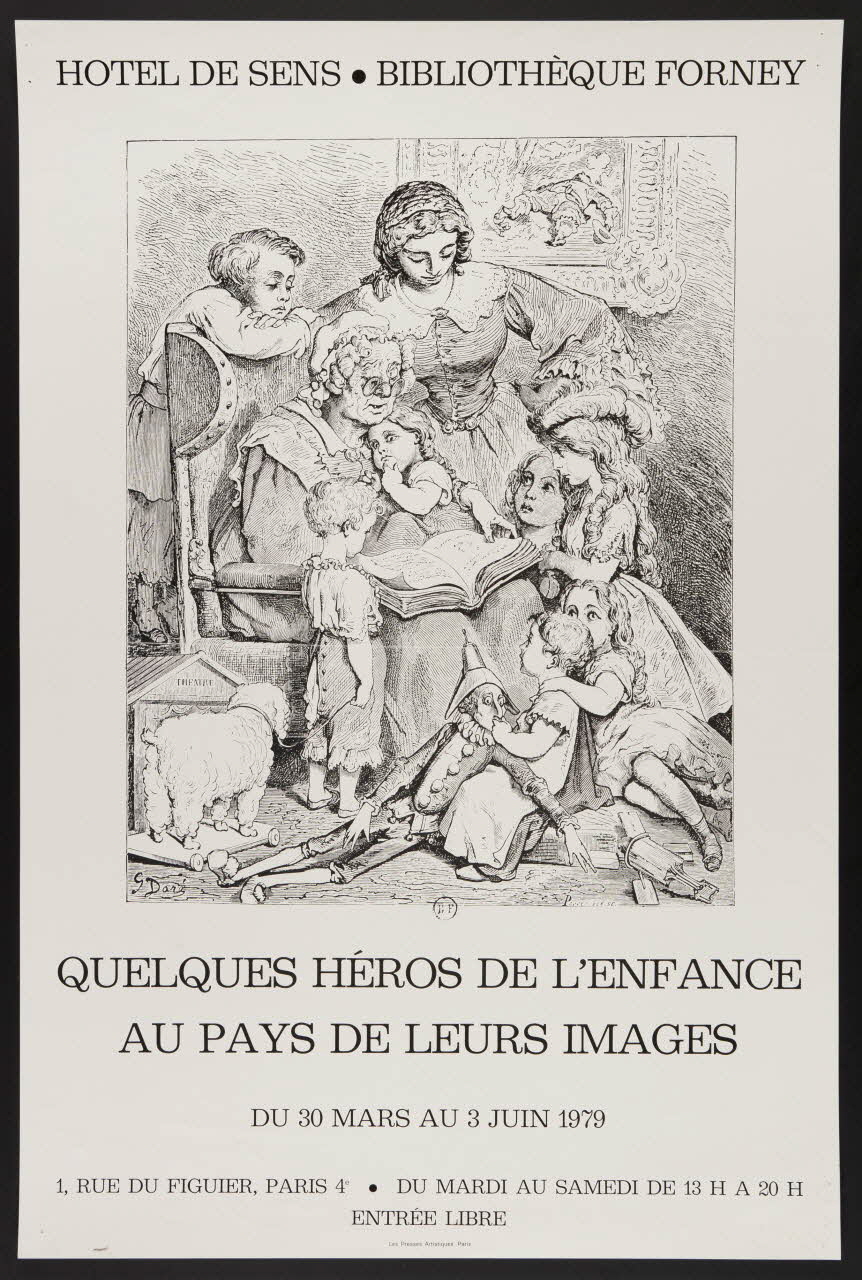 estampe QUELQUES HEROS DE L'ENFANCE  AU PAYS DE LEURS IMAGES 1985.51.75 Photo