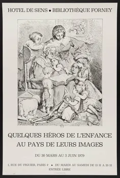 estampe QUELQUES HEROS DE L'ENFANCE  AU PAYS DE LEURS IMAGES 1985.51.75 Photo