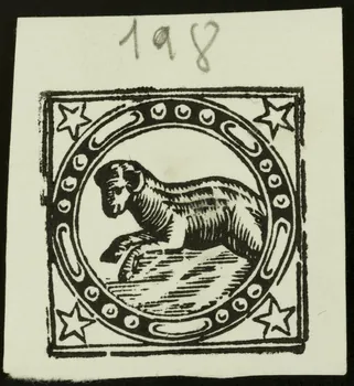 estampe Symbole chrétien : agneau 1985.51.756  Photo