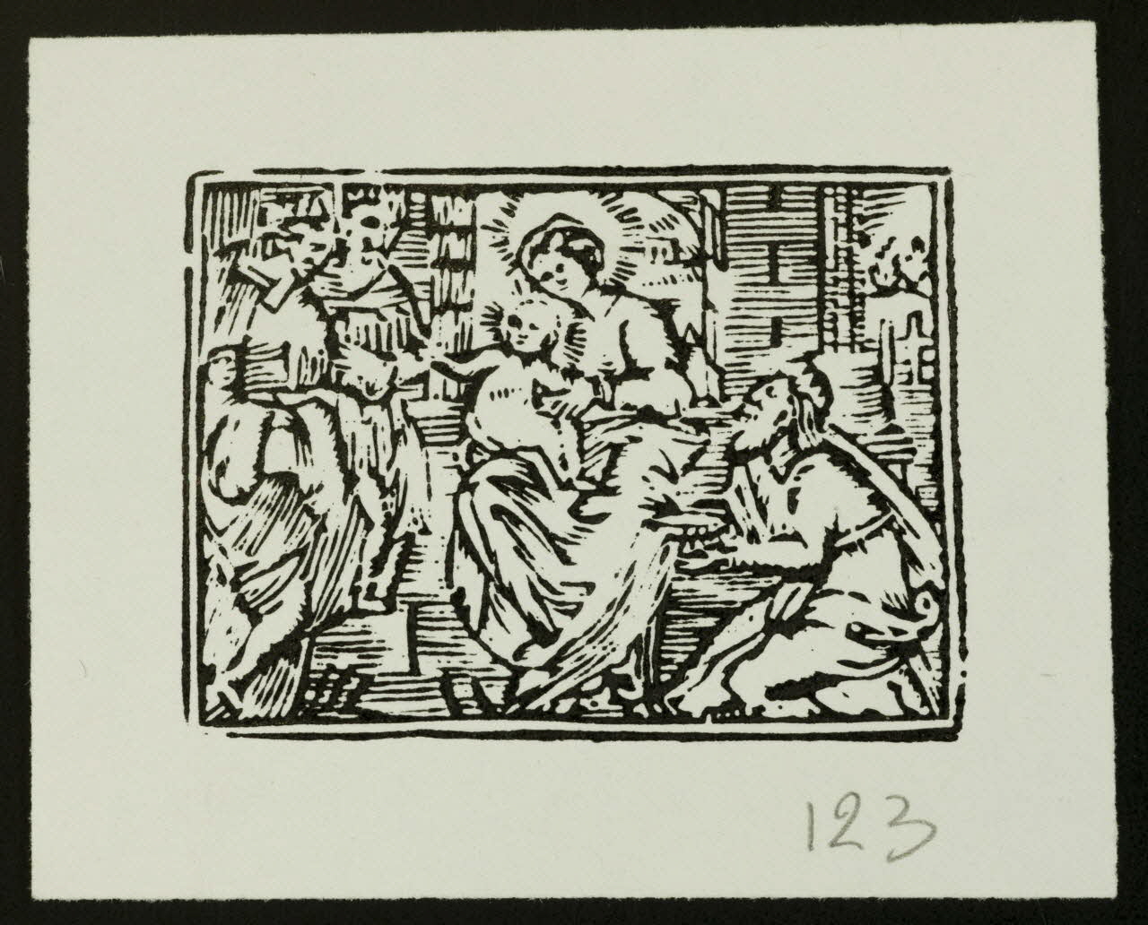 estampe Scène de la Nativité 1985.51.760 Photo