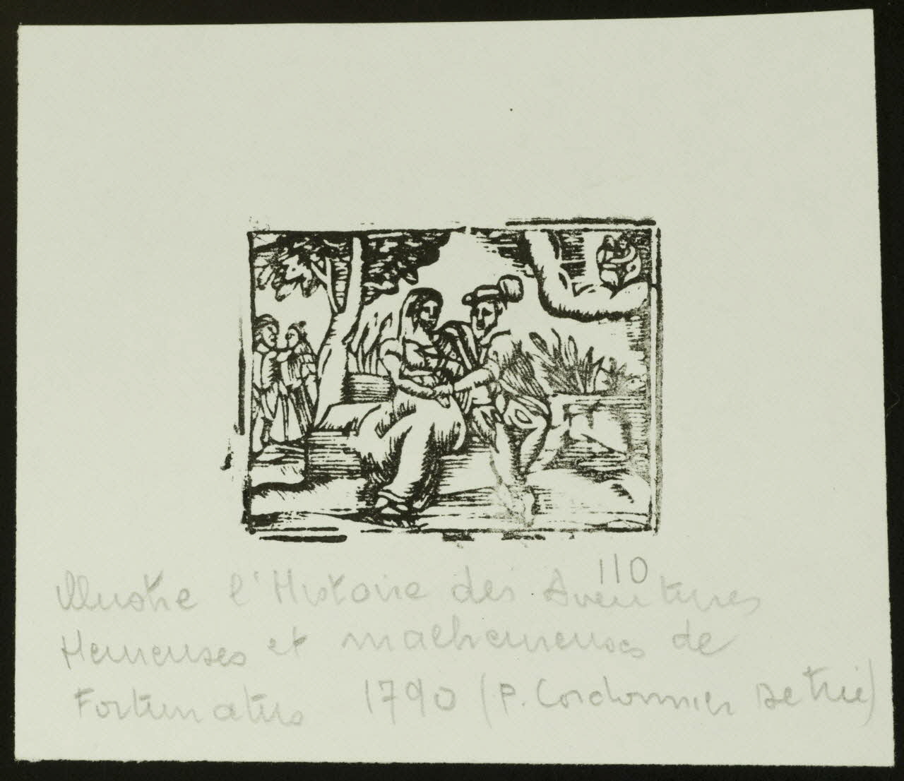 estampe Illustre l'Histoire des Aventures heureuses et malheureuses de Fortunatus 1985.51.764 Photo