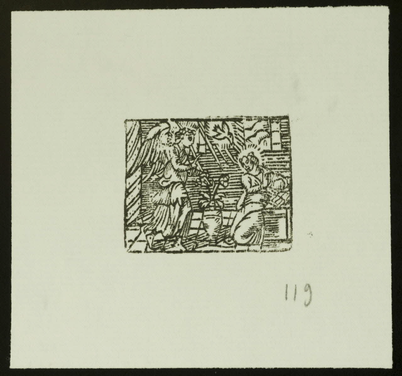 estampe L'Annonciation 1985.51.774.1 Photo