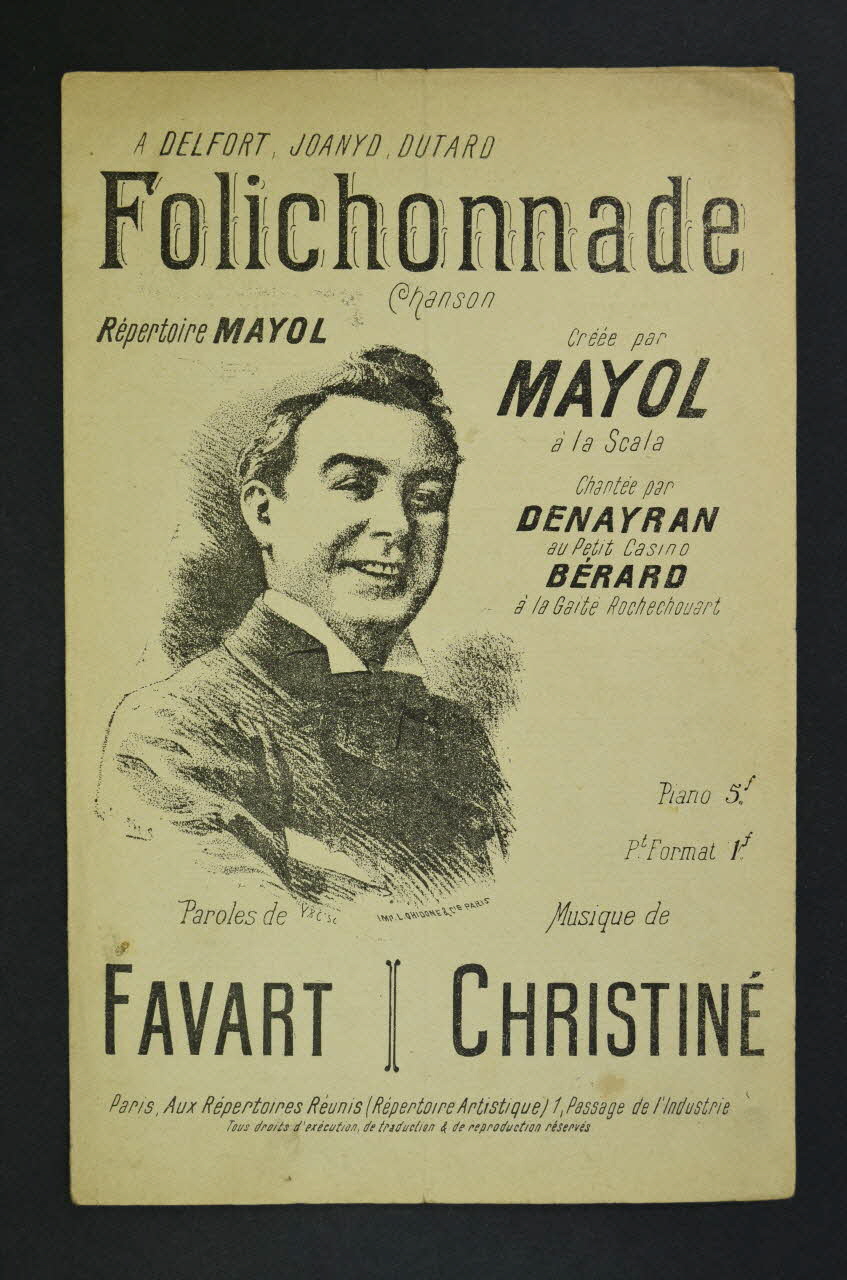 chanson petit format 1966.208.4 Photo Mucem