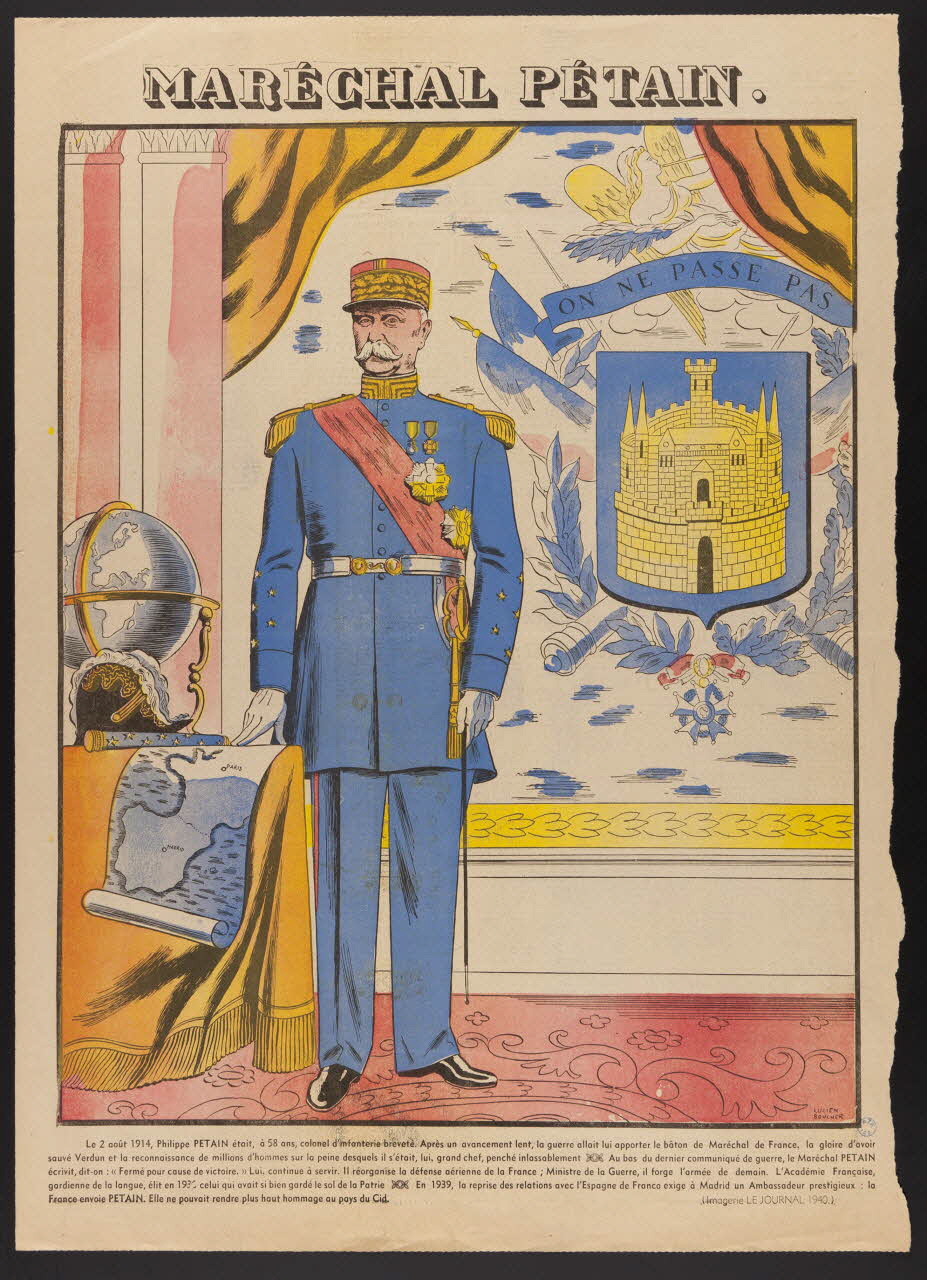 estampe MARECHAL PETAIN. 1985.51.792 Photo