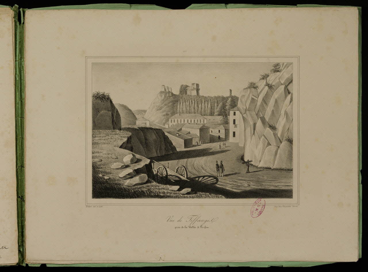 album Vue de Tiffauge,  prise de la Vallée de Torfou. 1985.51.808 Photo