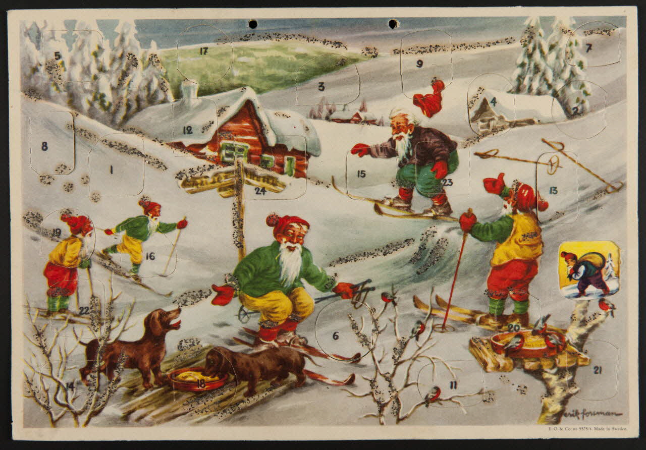 estampe Calendrier de l'avent 1985.51.812 Photo