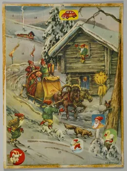 estampe Calendrier de l'avent 1985.51.813 Photo
