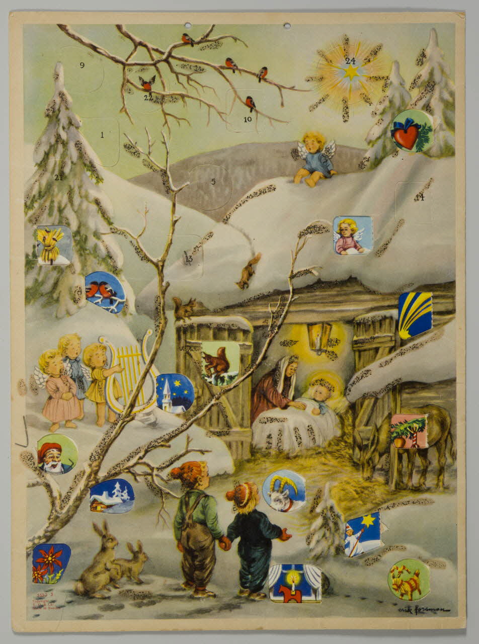 estampe Calendrier de l'avent 1985.51.814 Photo