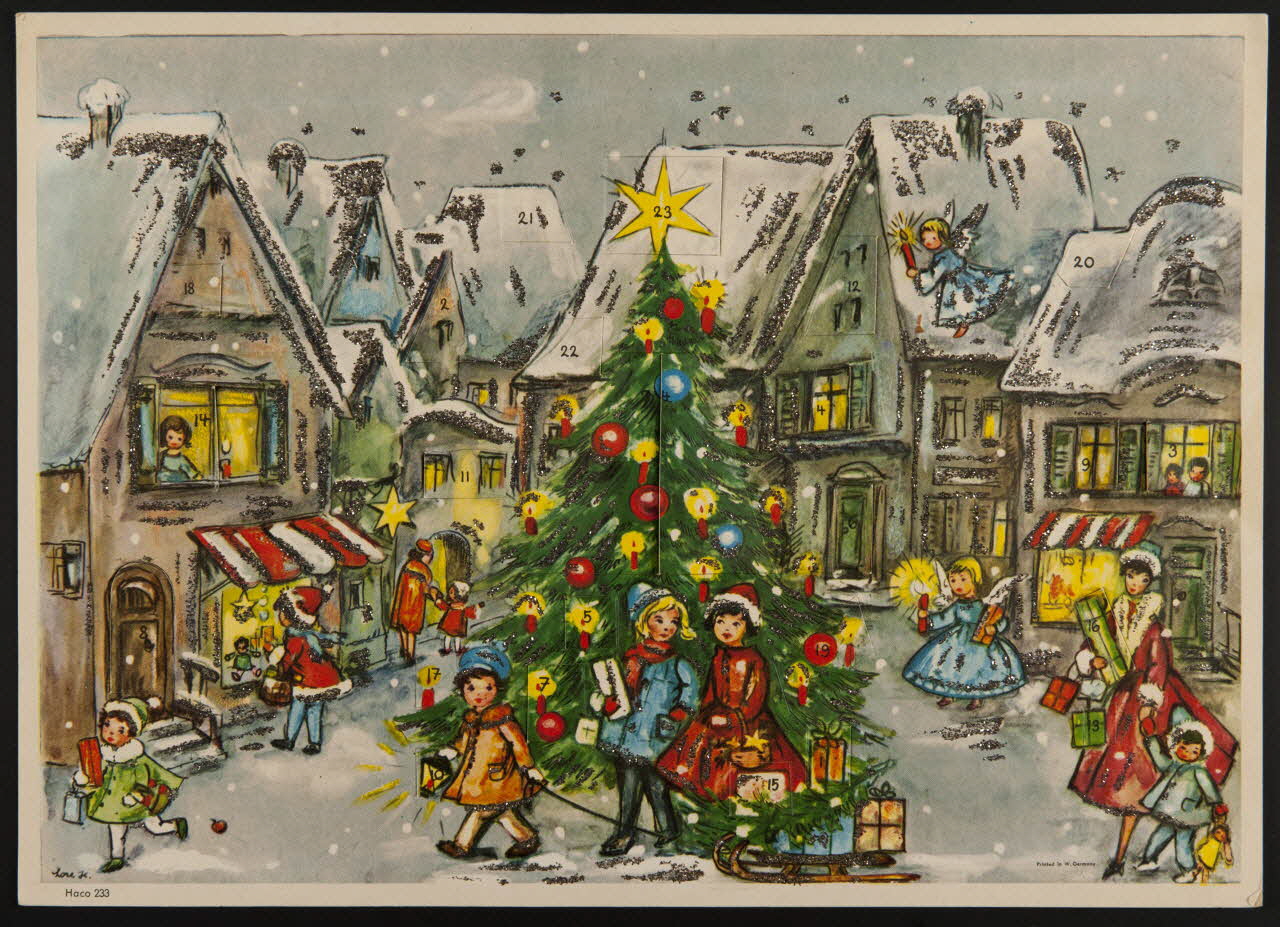 estampe Calendrier de l'avent 1985.51.818 Photo