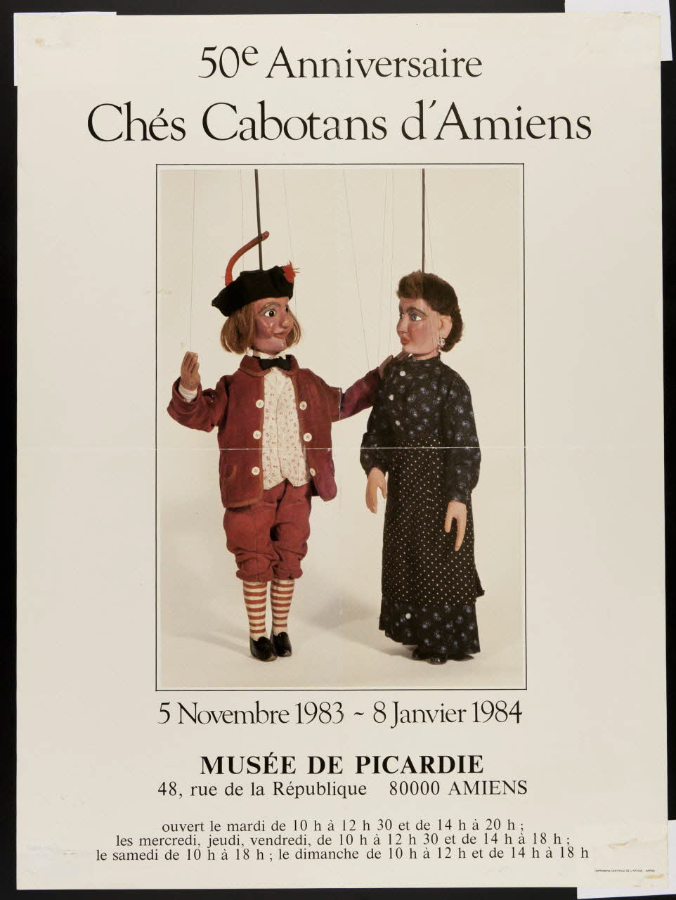 estampe 50e Anniversaire  Chés Cabotans d'Amiens 1985.51.84 Photo