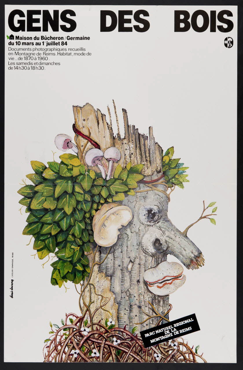 estampe GENS DES BOIS 1985 1985.51.85 Photo