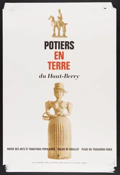 estampe POTIERS  EN  TERRE  du Haut-Berry 1985.51.92.1 Photo