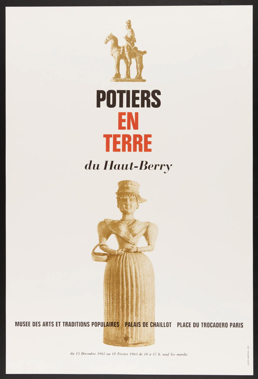 estampe POTIERS  EN  TERRE  du Haut-Berry 1985.51.92.2 Photo