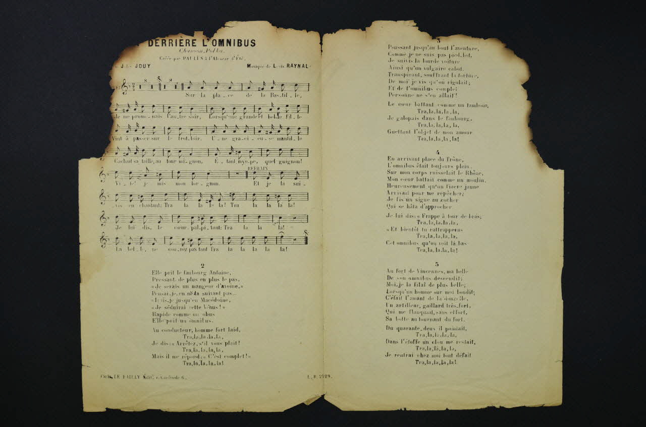 chanson petit format 1966.208.40 Photo Mucem