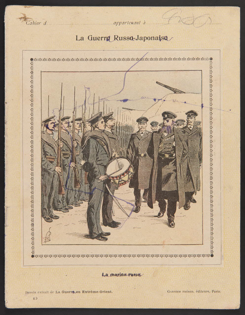 estampe La Guerre Russo-Japonaise  La marine russe. 1985.61.116  Photo
