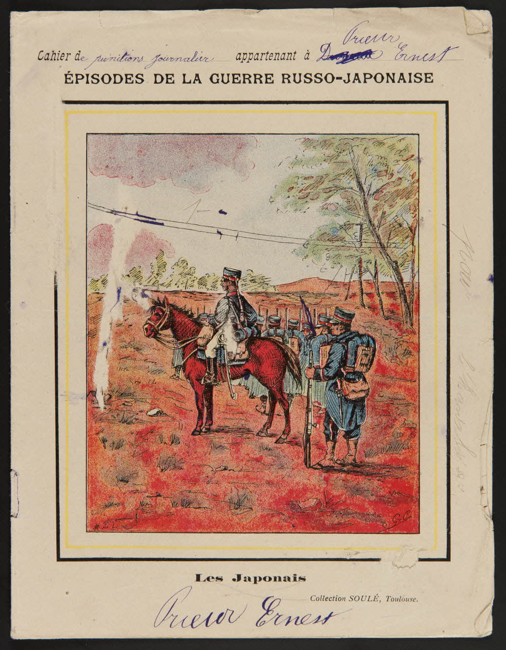 estampe EPISODES DE LA GUERRE RUSSO-JAPONAISE  Les Japonais 1985.61.125 Photo
