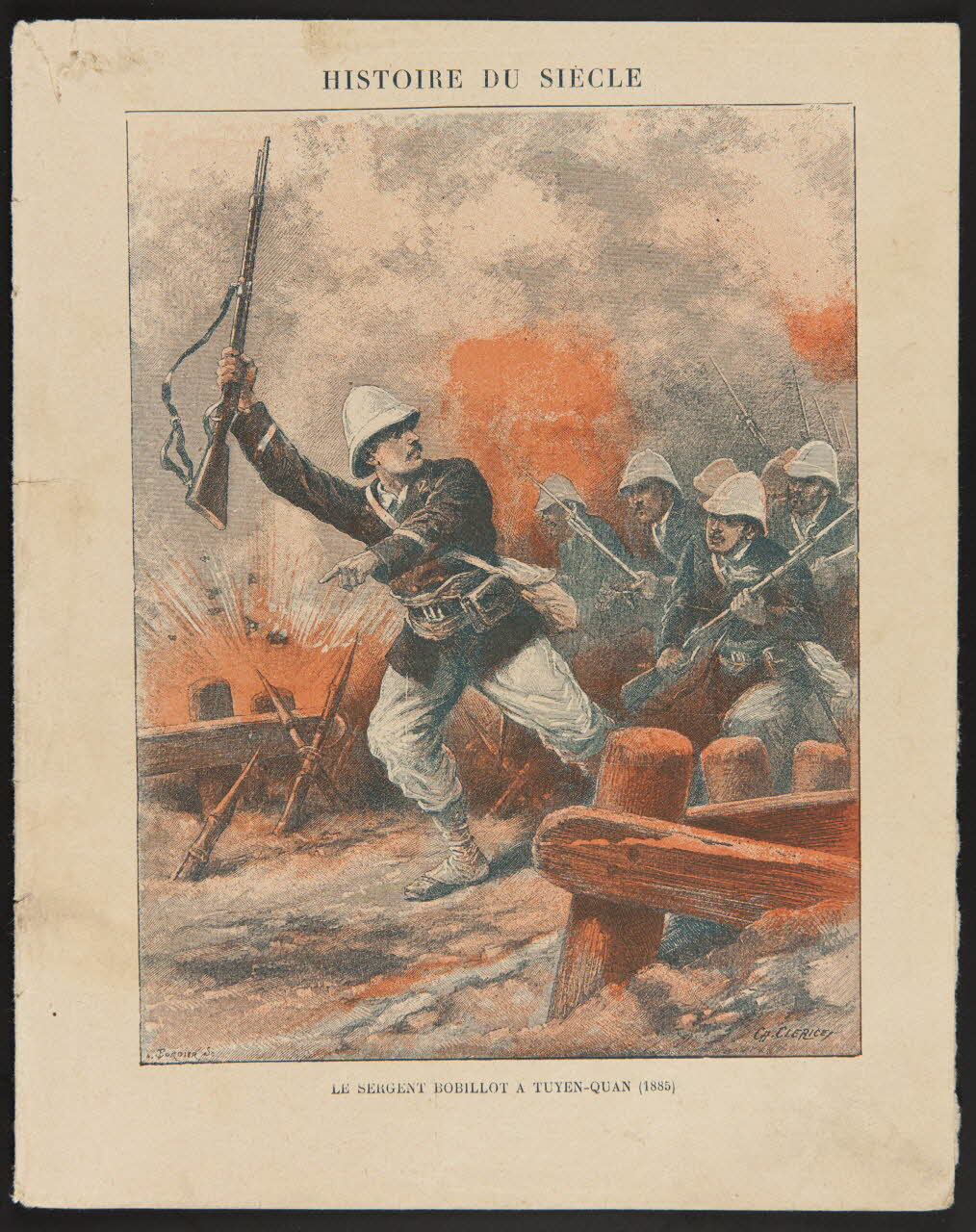 estampe LE SERGENT BOBILLOT A TUYEN-QUAN (1885) 1985.61.134 Photo