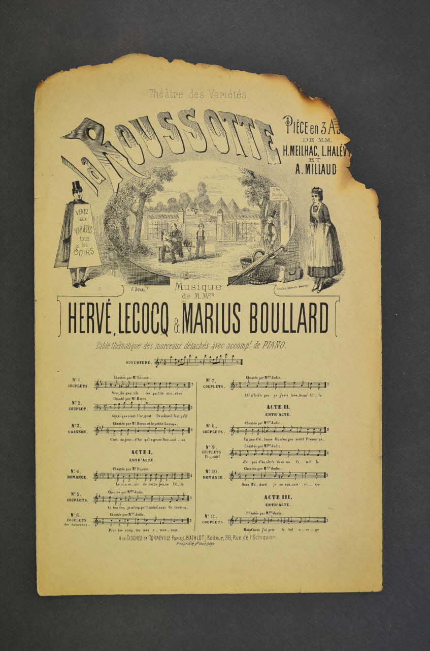 chanson petit format 1966.208.42 Photo Mucem