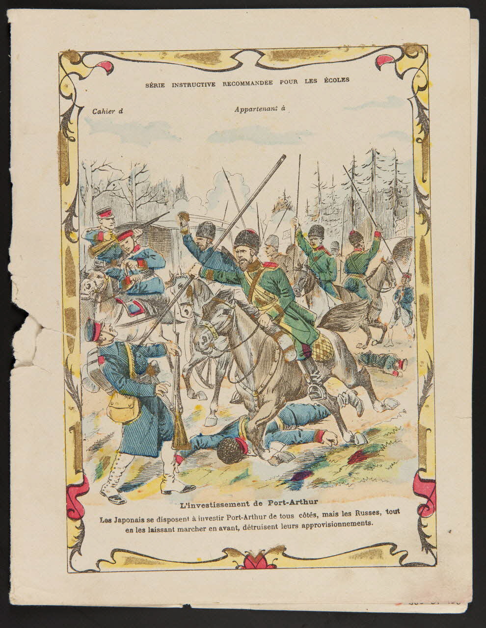 estampe L'investissement de Port-Arthur 1985.61.138 Photo