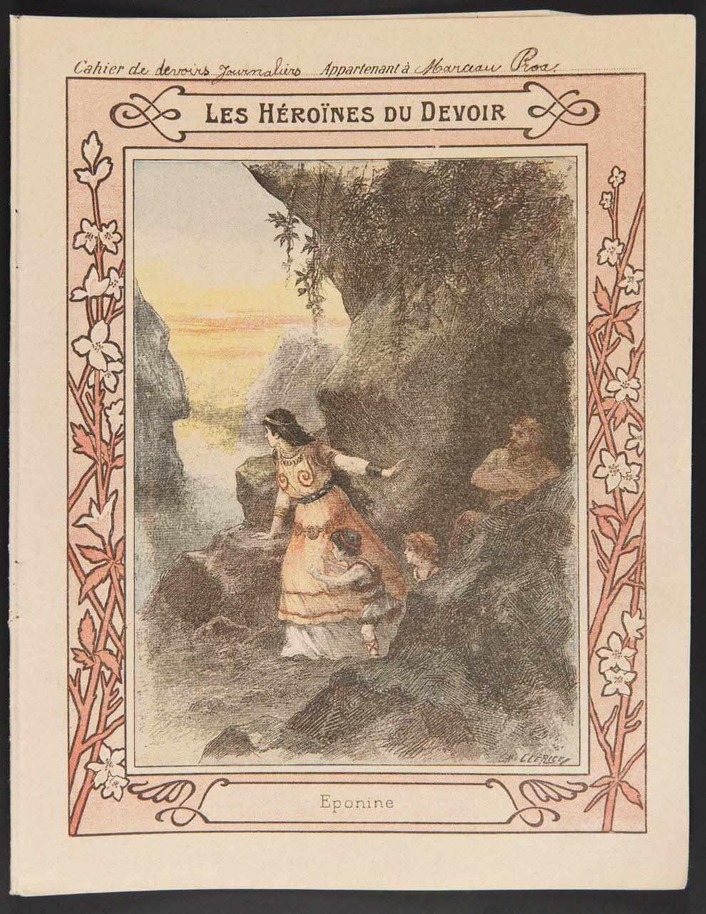 estampe LES HEROINES DU DEVOIR  Eponine 1985.61.152 Photo