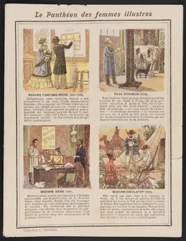 estampe Le Panthéon des femmes illustres 1985.61.157 Photo