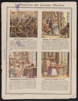 estampe Le Panthéon des femmes illustres 1985.61.158  Photo
