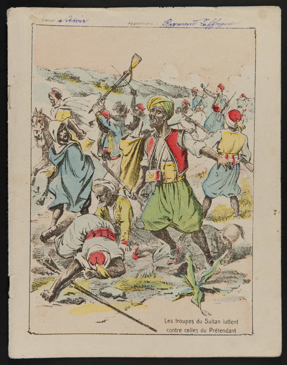 estampe Les troupes du Sultan luttent  contre celles du Prétendant 1985.61.161 Photo