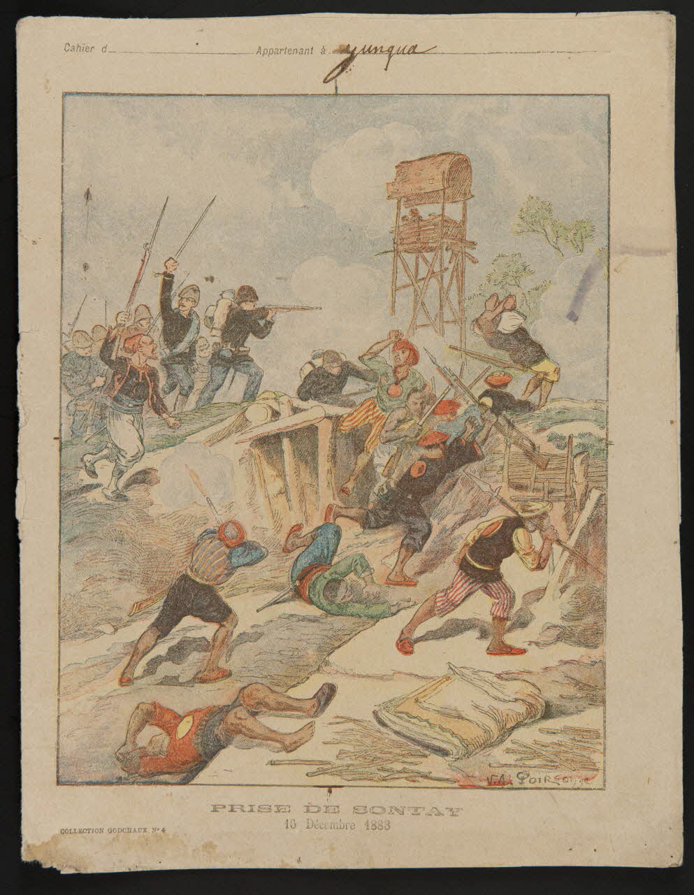 estampe PRISE DE SONTAY  16 Décembre 1883 1985.61.164 Photo