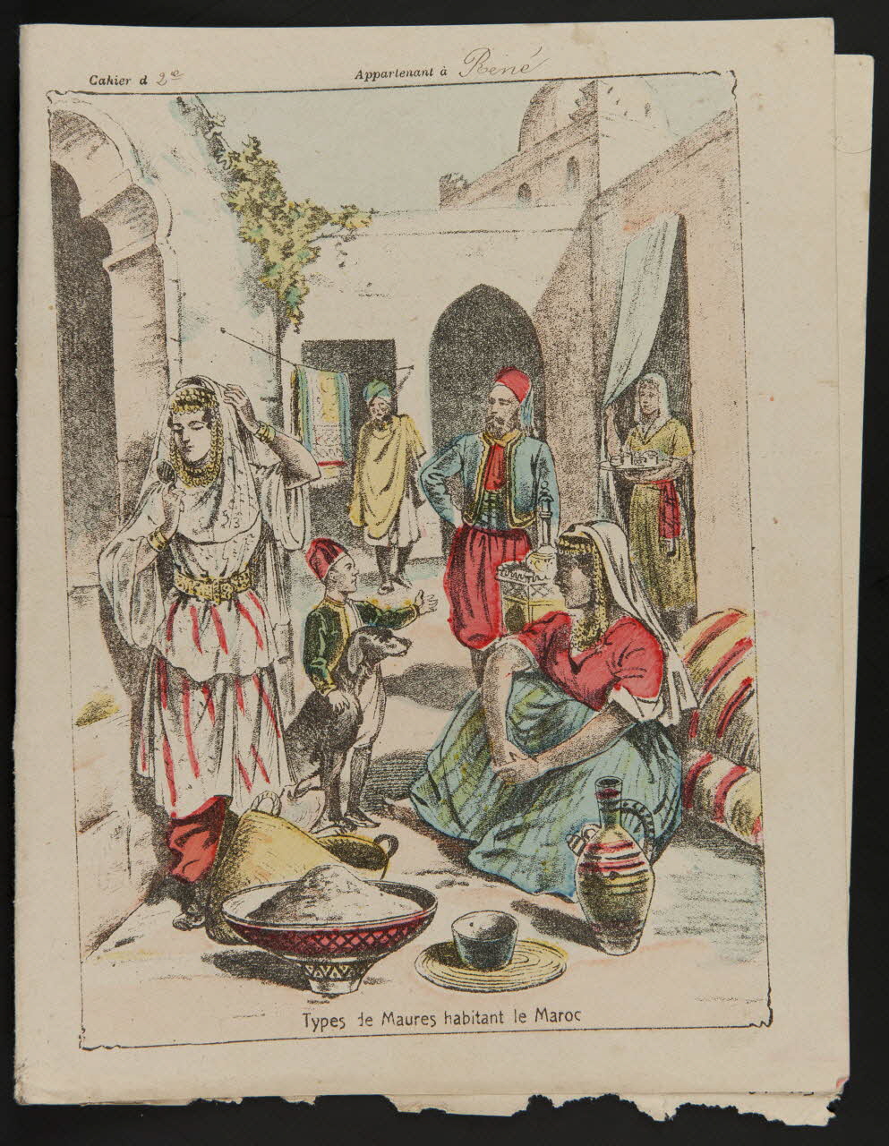 estampe Types de Maures habitant le Maroc 1985.61.169 Photo
