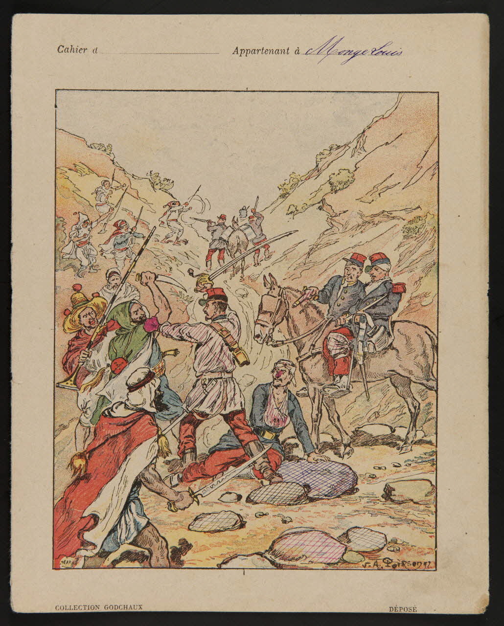 estampe EXPEDITION DE KABYLIE 1985.61.175 Photo